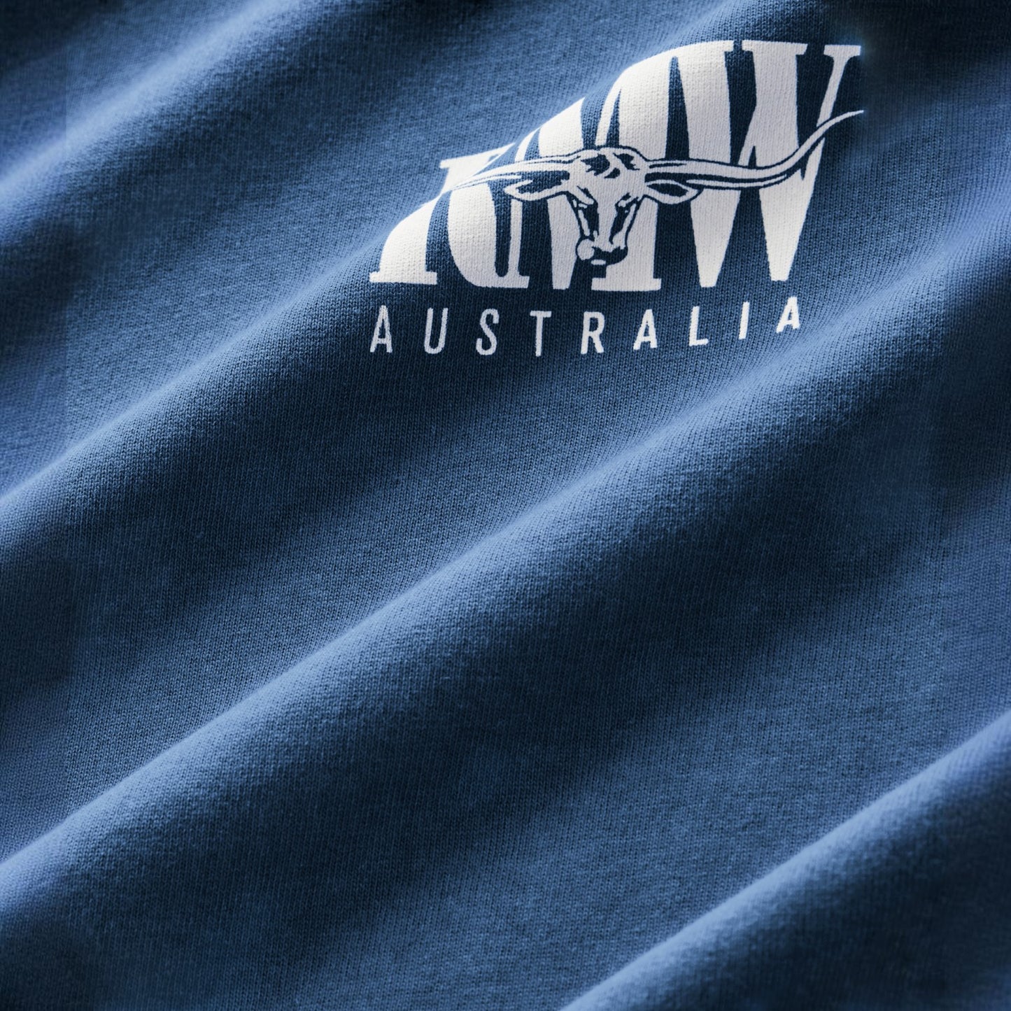 R.M. Williams Classic RMW T-Shirt Mid Blue