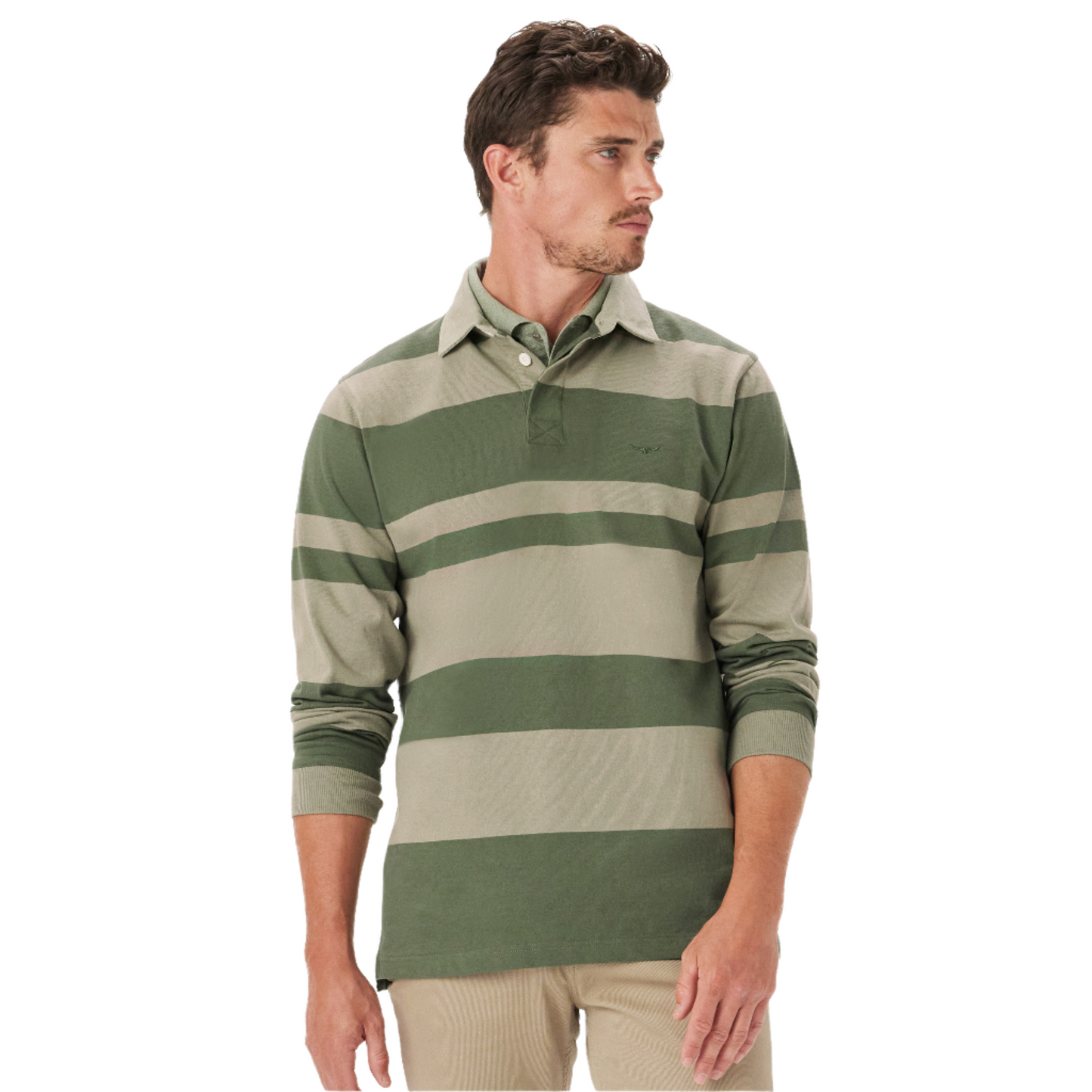 R.M.Williams Tweedale Rugby Olive Green