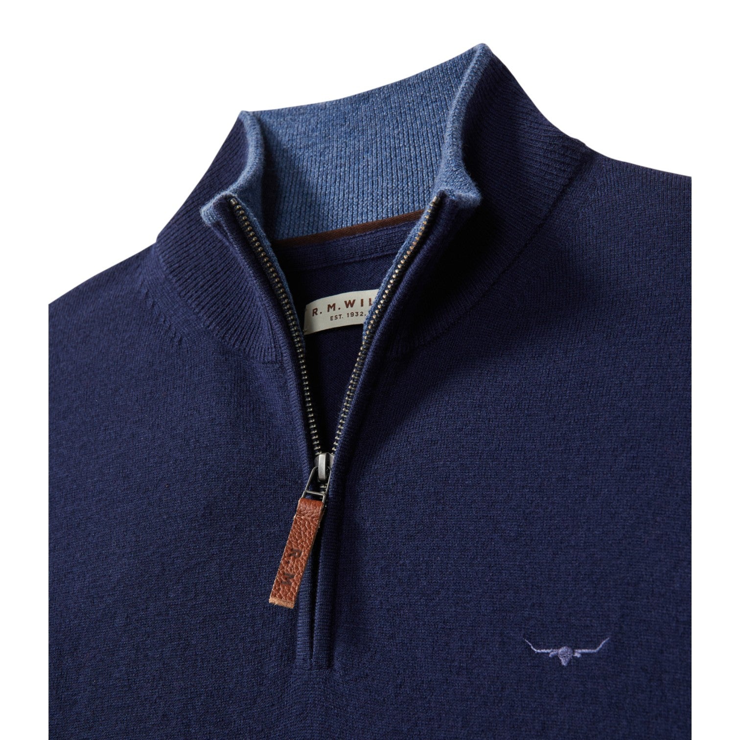 R.M.Williams Ernest Sweater - Navy