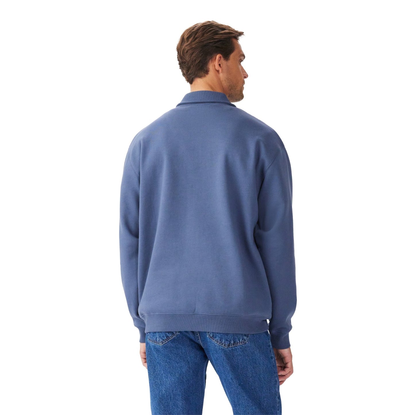 R.M.Williams Mulyungarie 1/4 Zip Sweatshirt Blue