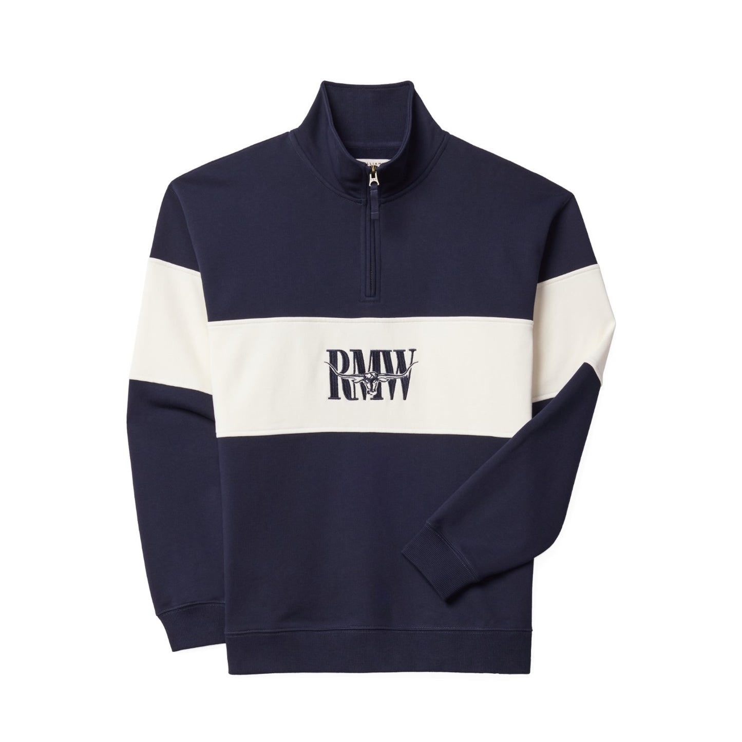 R.M.Williams Heritage 1/4 Zip Sweatshirt Navy