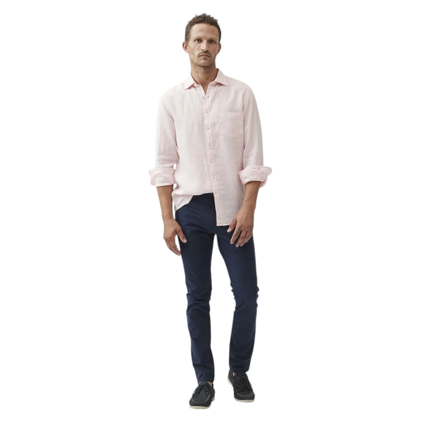 Rodd & Gunn Coromandel Linen Shirt Rosewater