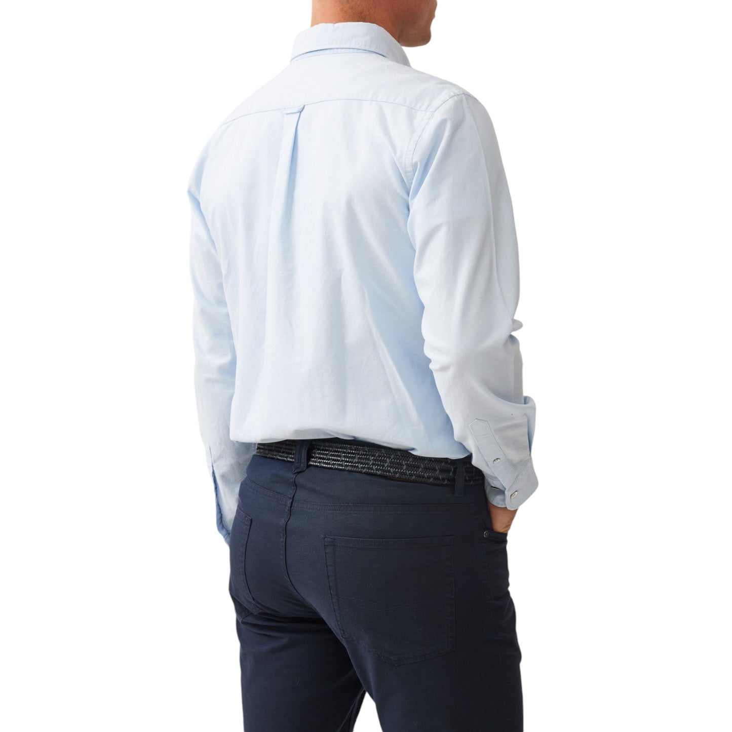 Rodd & Gunn Gunn Mens Oxford Shirt in Powder Blue