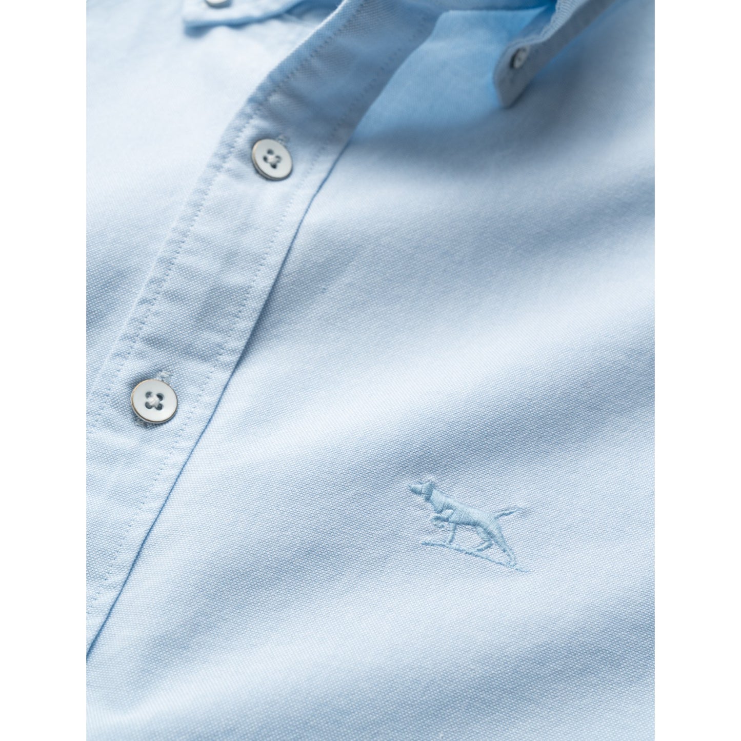 Rodd & Gunn Gunn Mens Oxford Shirt in Powder Blue