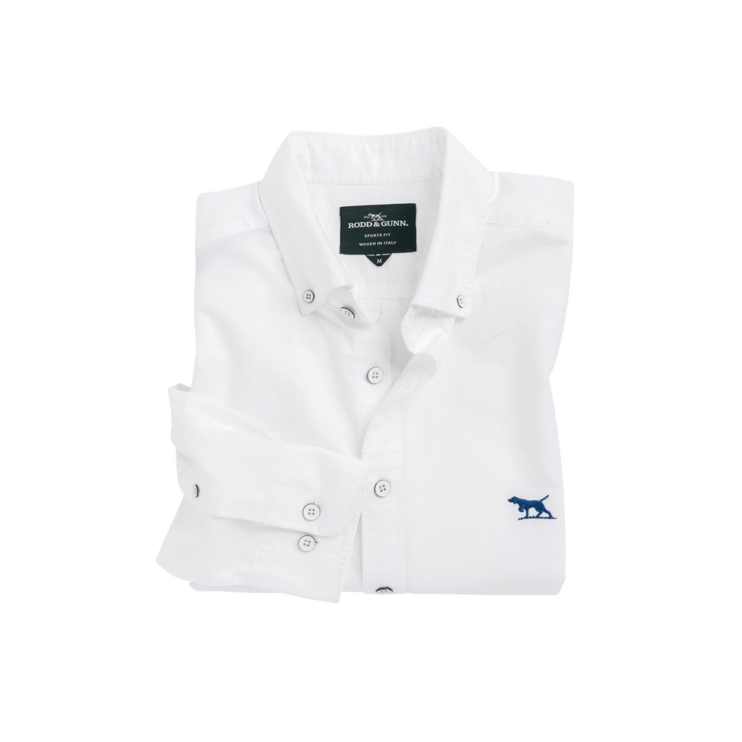 Rodd & Gunn Gunn Mens Oxford Shirt in Snow