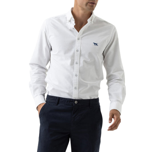 Rodd & Gunn Gunn Mens Oxford Shirt in Snow