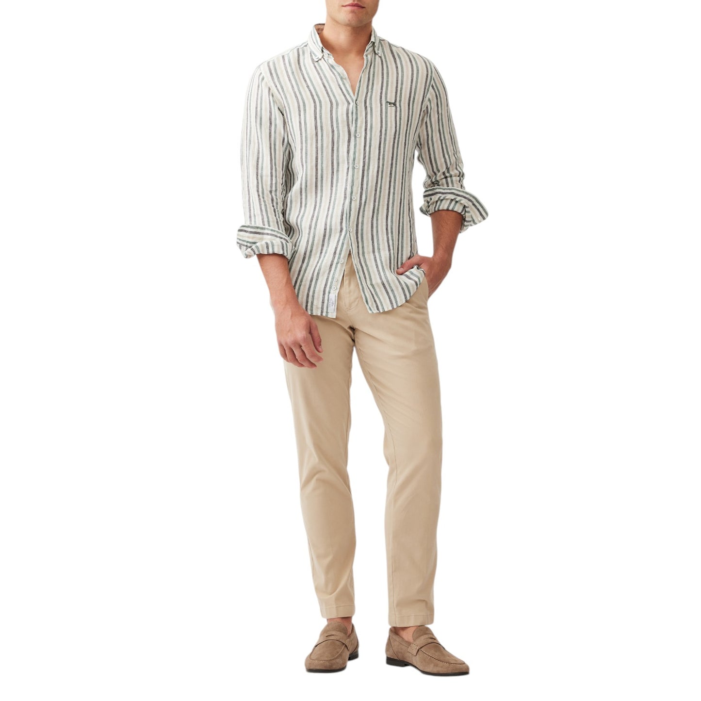 Rodd & Gunn Gimmerburn Linen Shirt Leaf