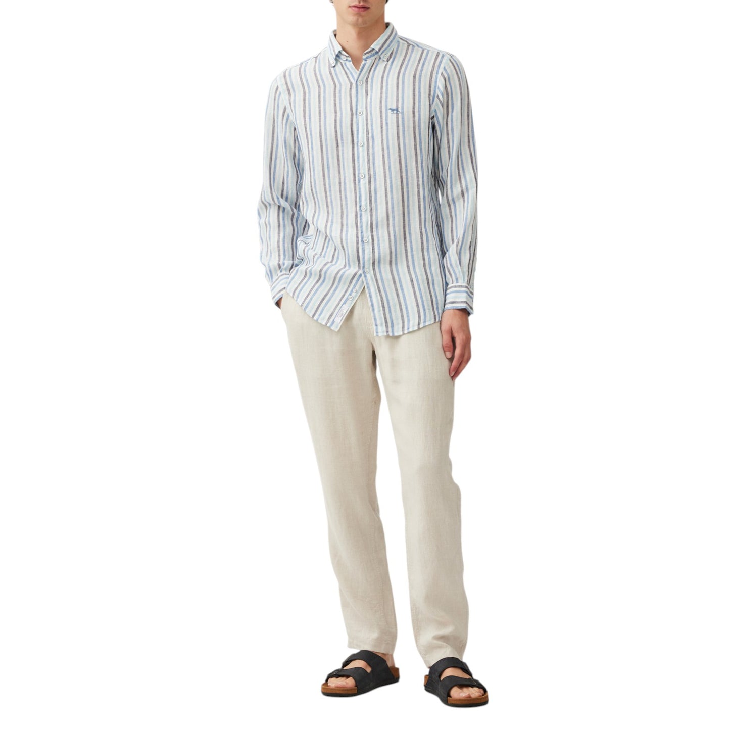 Rodd & Gunn Gimmerburn Linen Shirt Stonewash