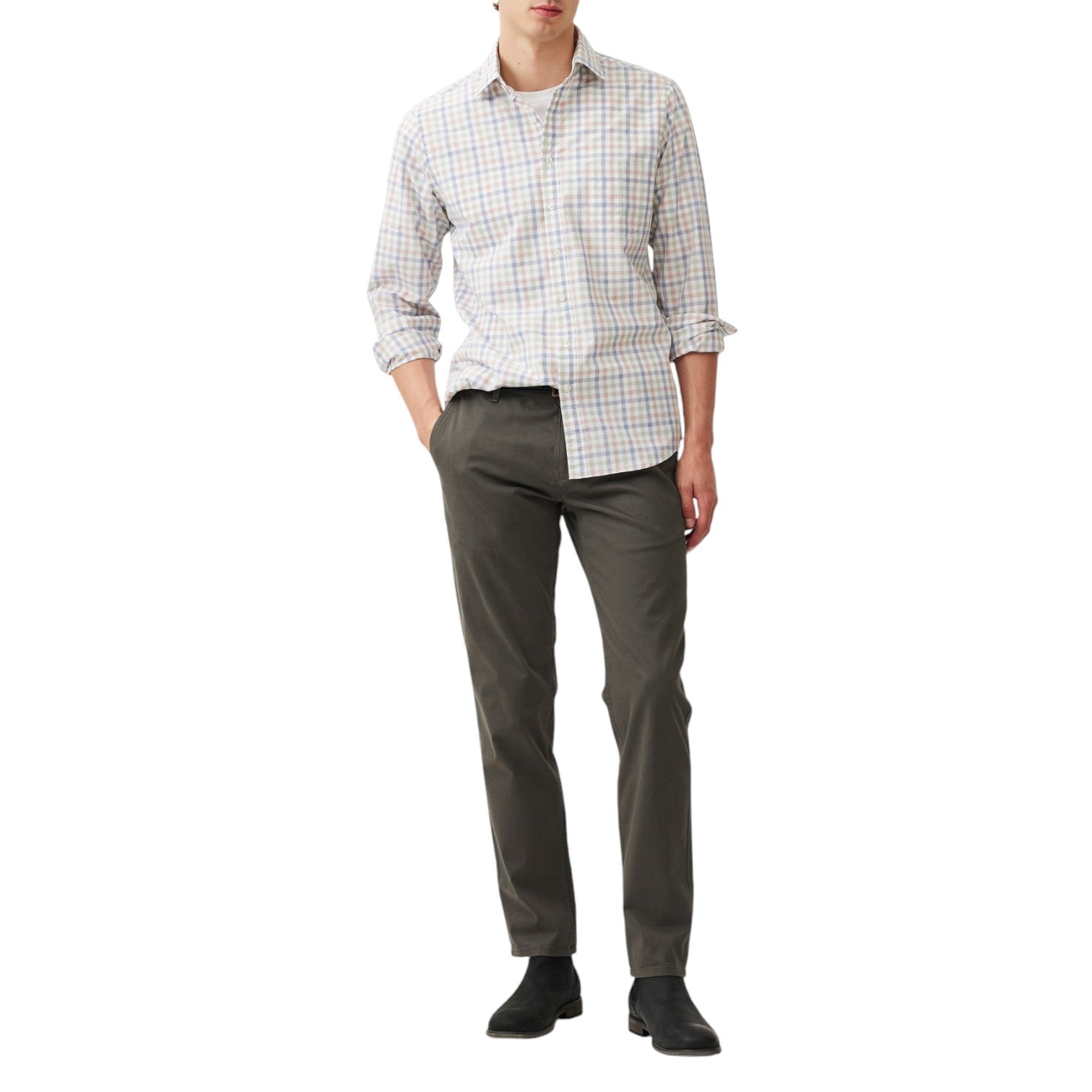 Rodd & Gunn Bankhouse Shirt Snow 3
