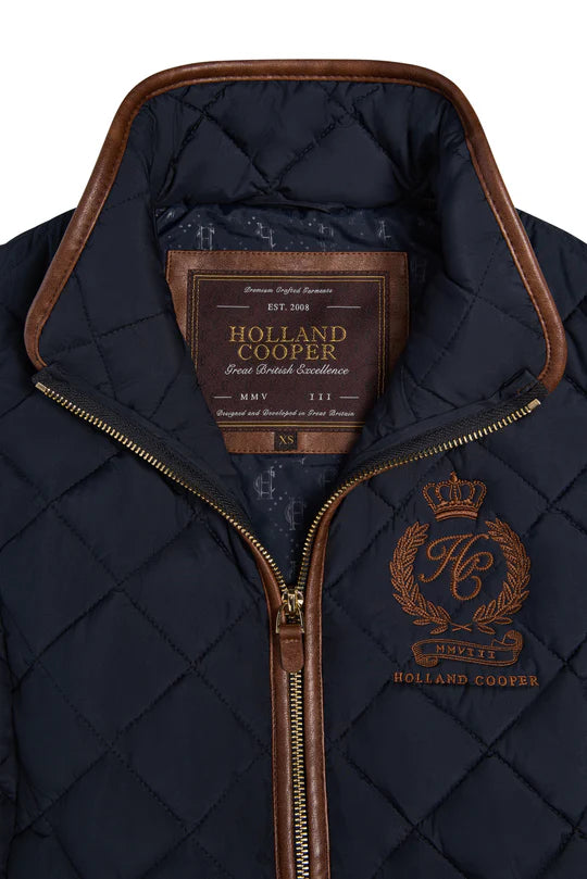 Holland Cooper Lightweight Country Gilet Ink Navy
