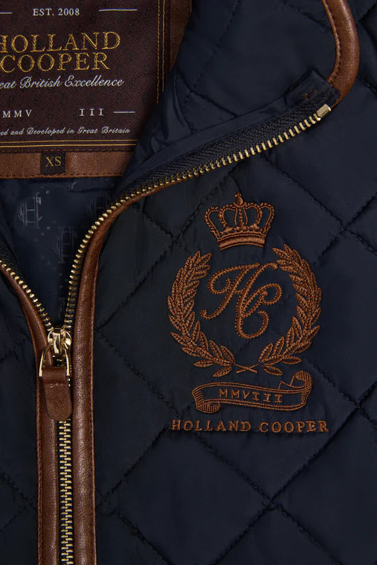 Holland Cooper Lightweight Country Gilet Ink Navy