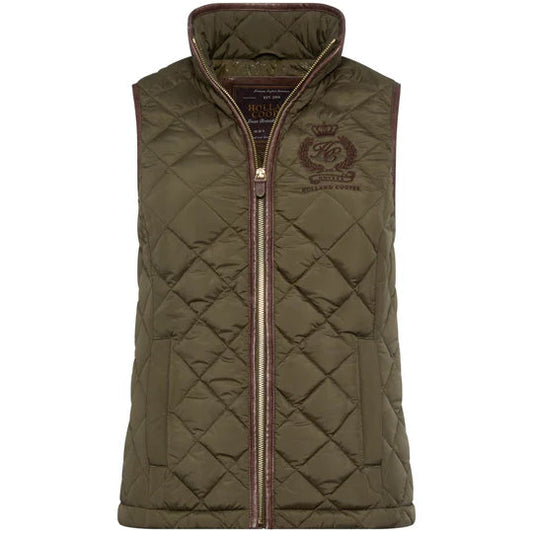 Holland Cooper Lightweight Country Gilet Khaki