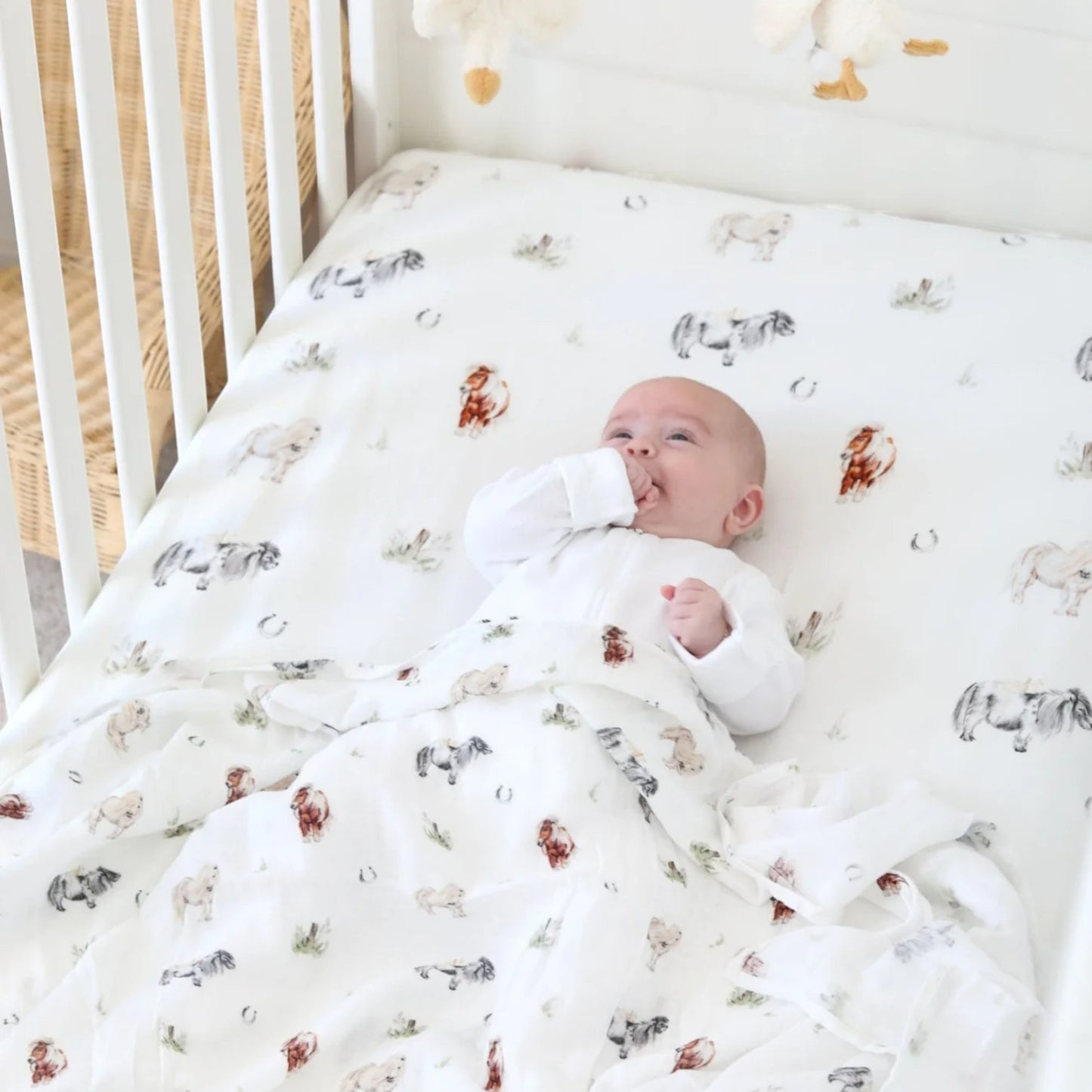The Little Stamford Co. Muslin Blanket Pony
