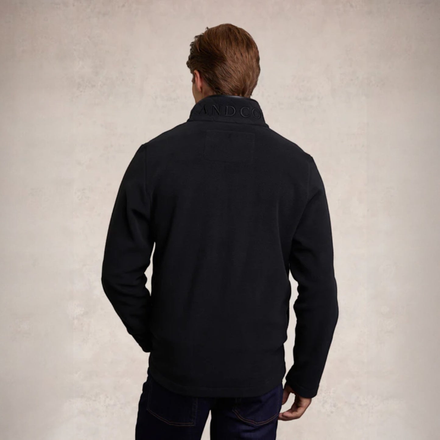 Holland Cooper Men's Country Fleece Jacket Black