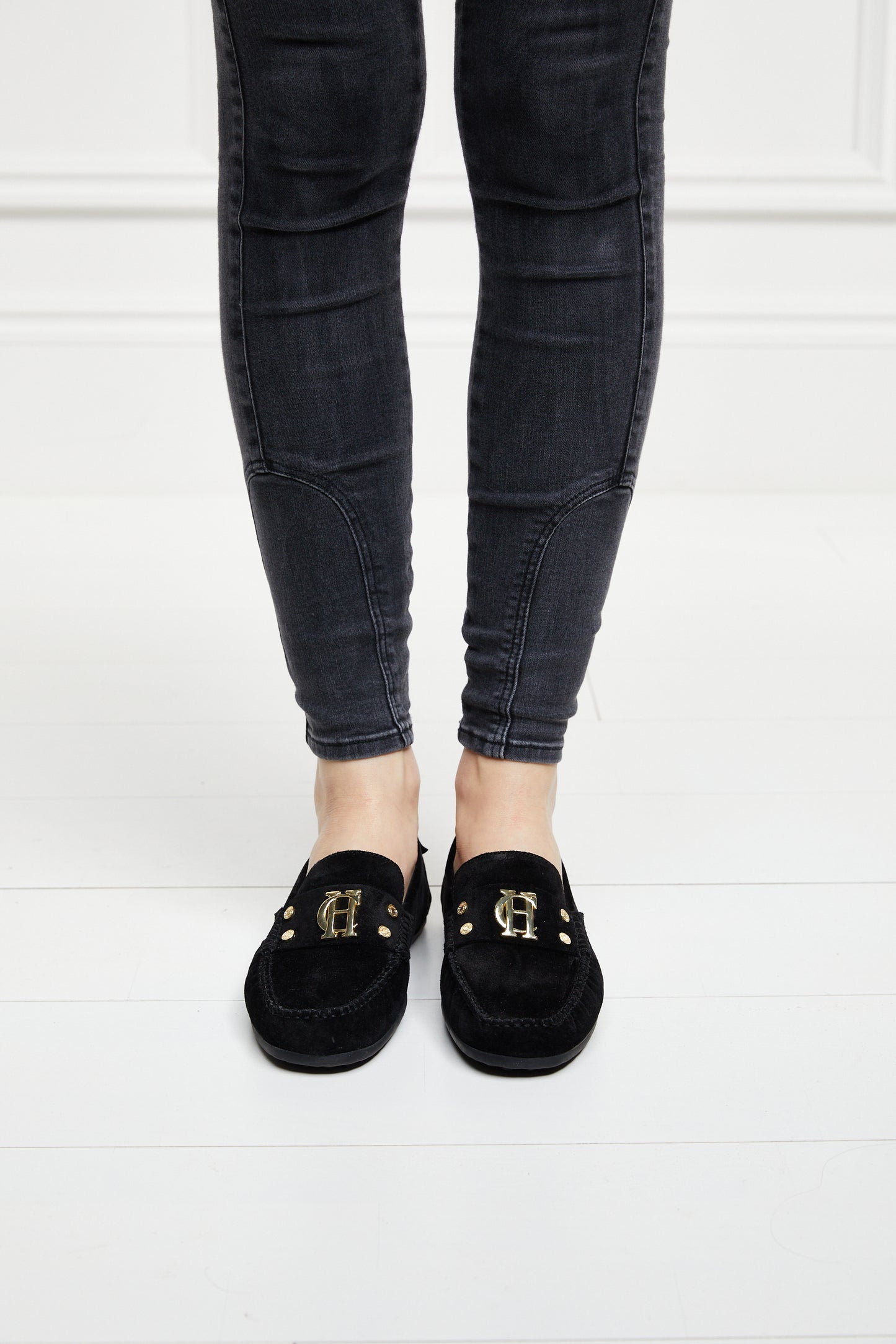 Holland Cooper The Driving Loafer Black