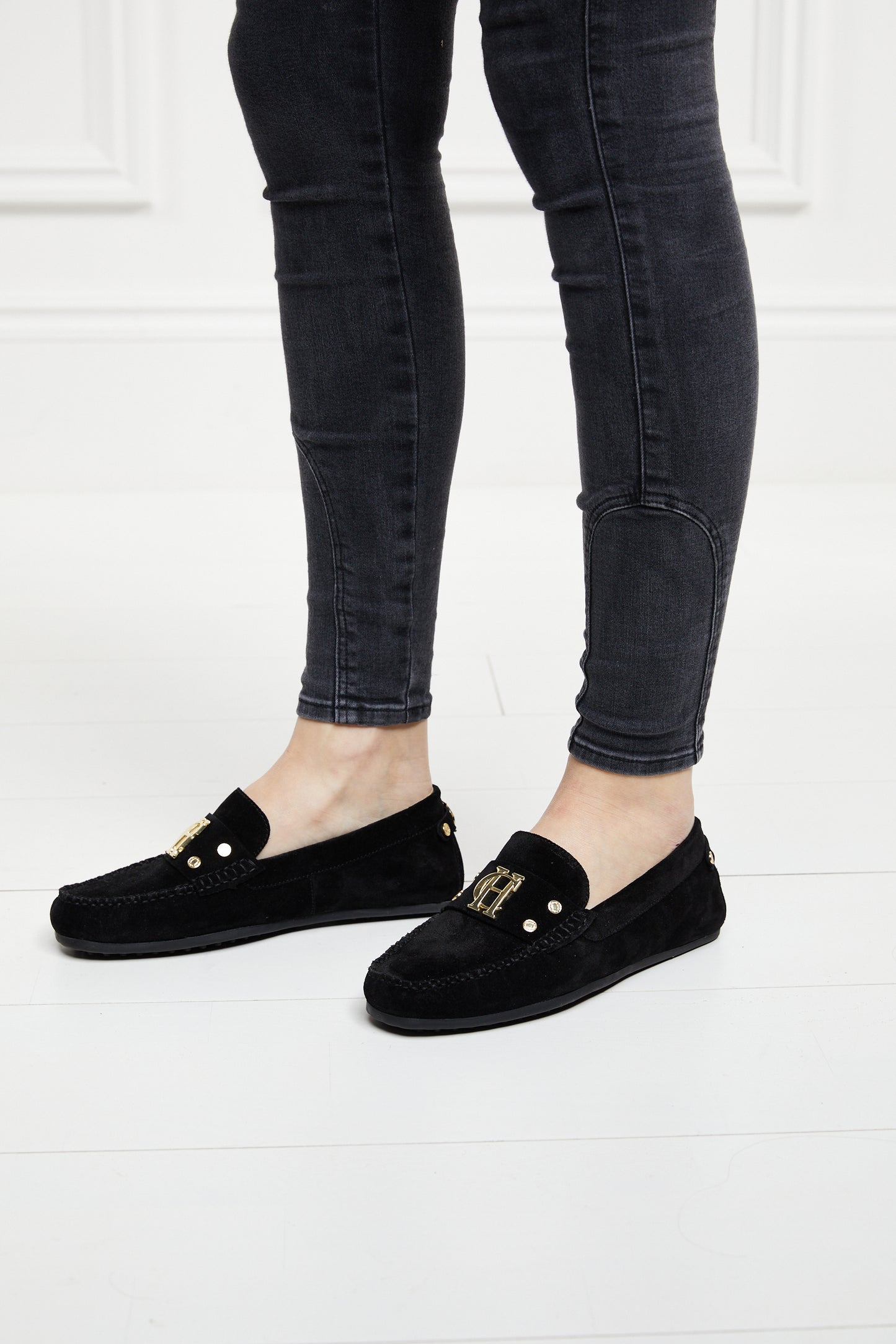 Holland Cooper The Driving Loafer Black