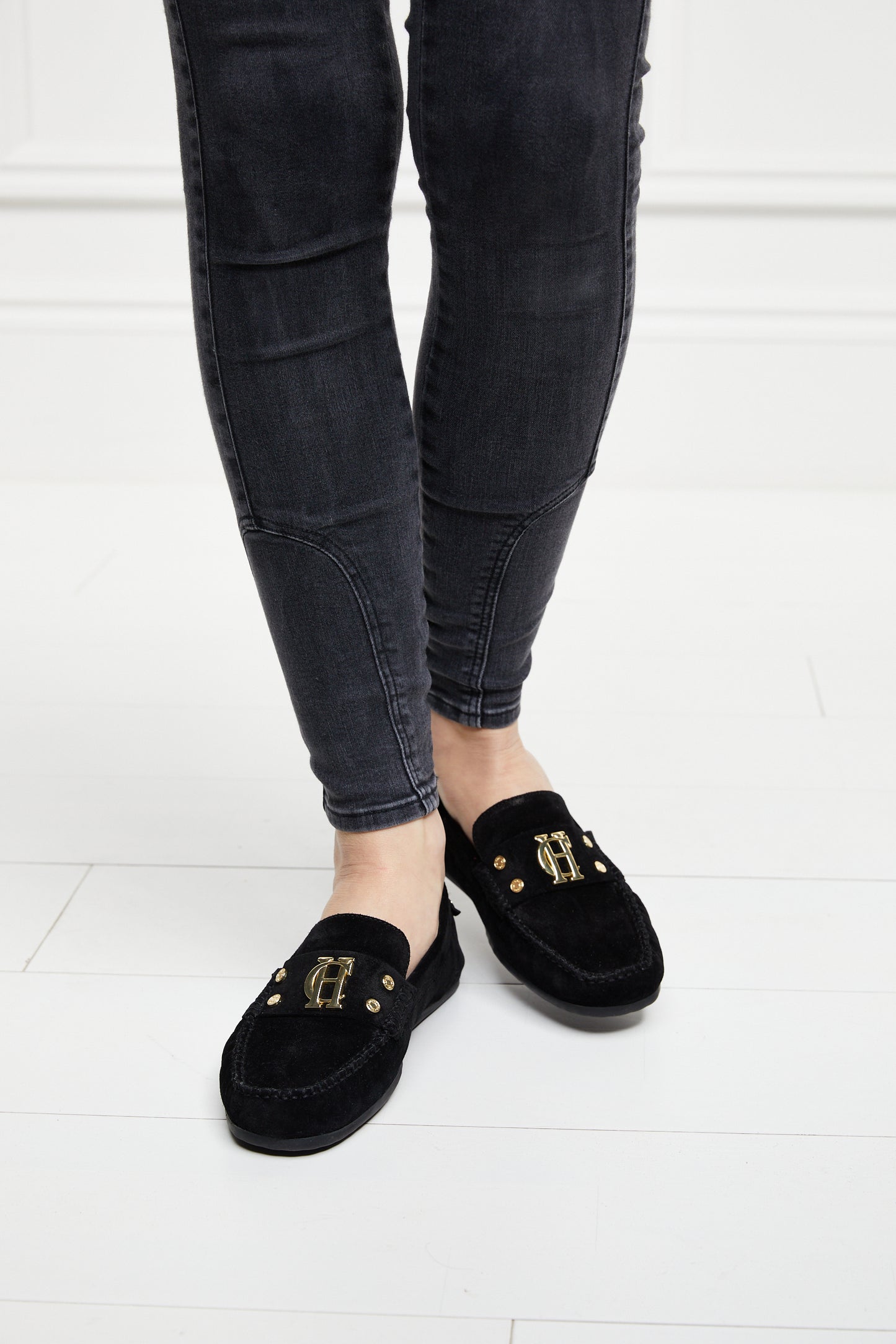 Holland Cooper The Driving Loafer Black