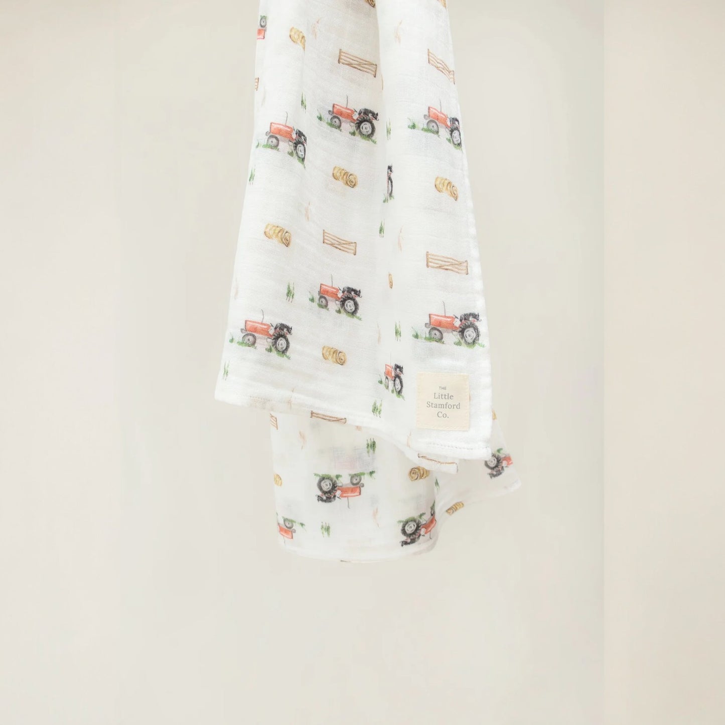 The Little Stamford Co. Muslin Blanket Tractor