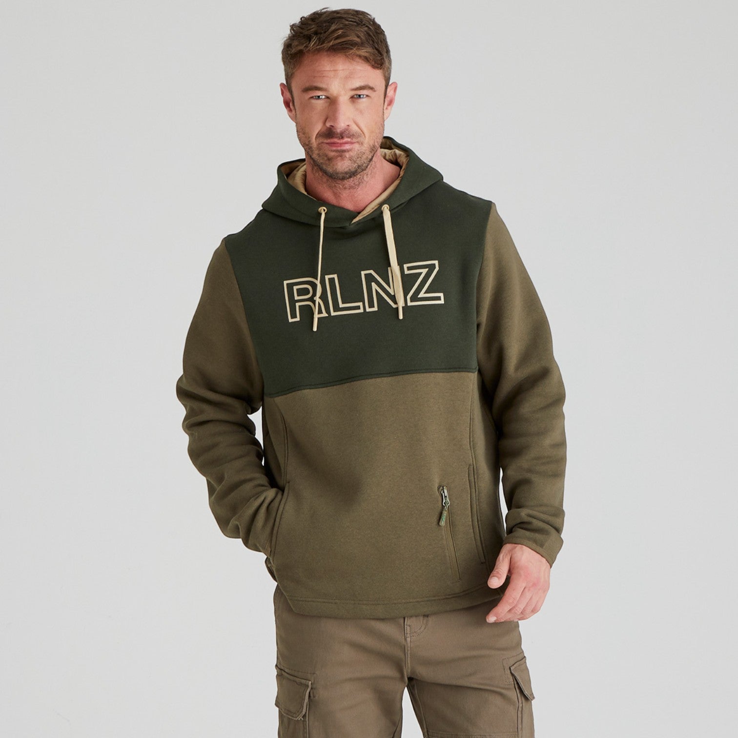 Ridgeline Men's South Island Hoodie Olive