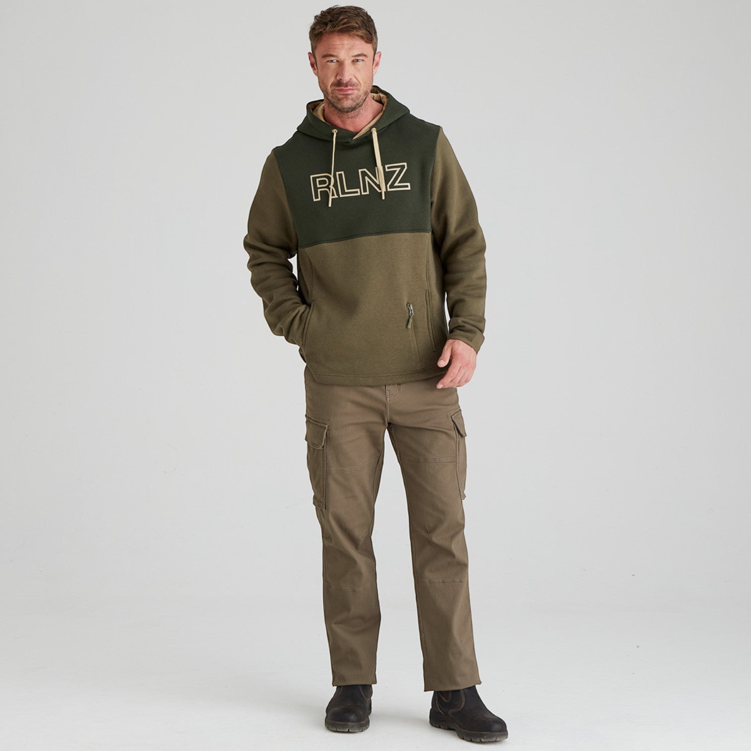 Ridgeline Men's South Island Hoodie Olive