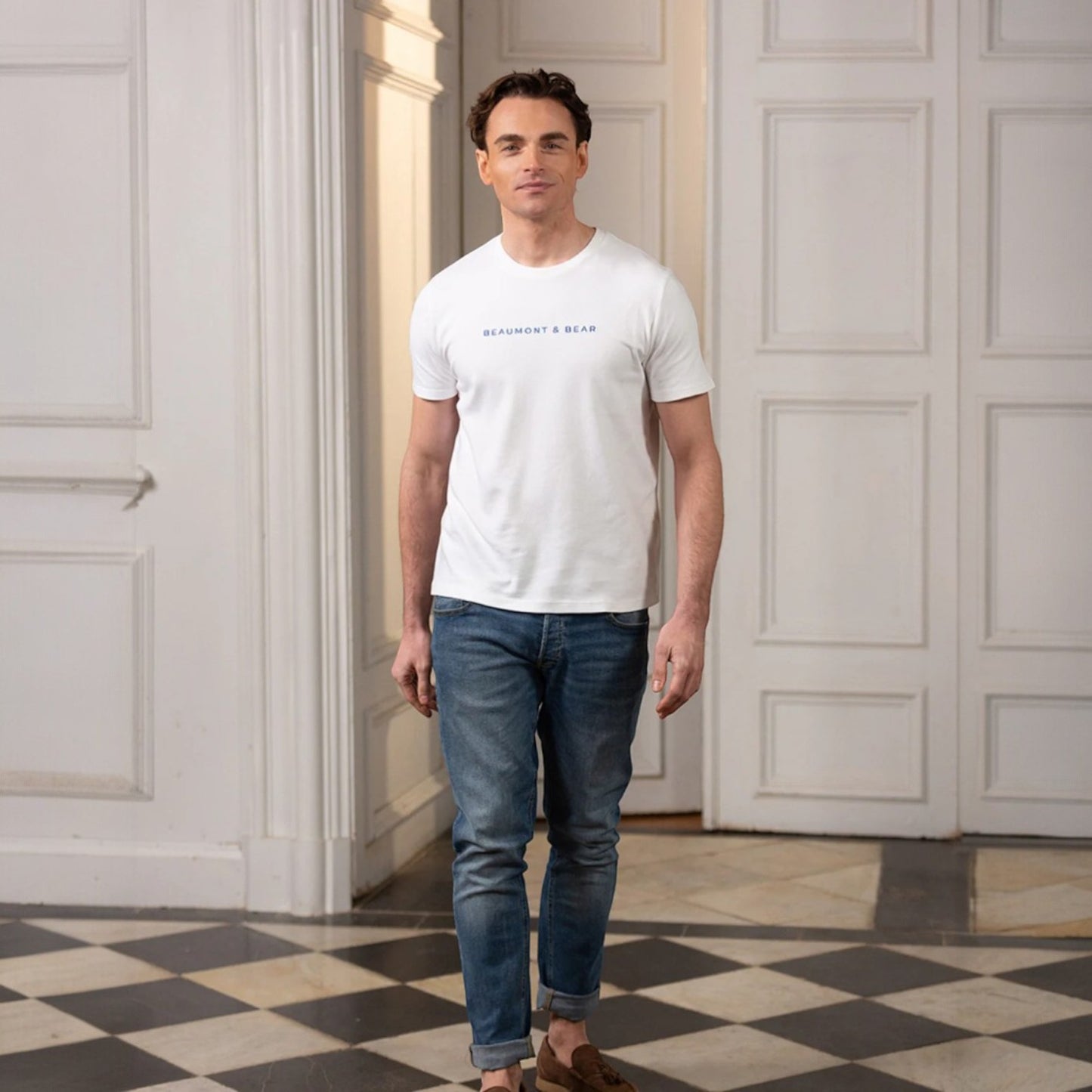 Beaumont & Bear Start Point Men's T-Shirt White