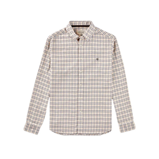 Holland Cooper Men's Classic Button Down Shirt Cheltenham Camel Check