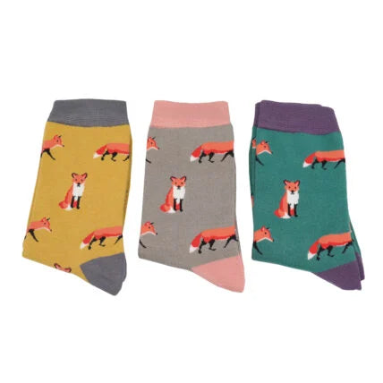 Miss Sparrow Foxes Sock Box