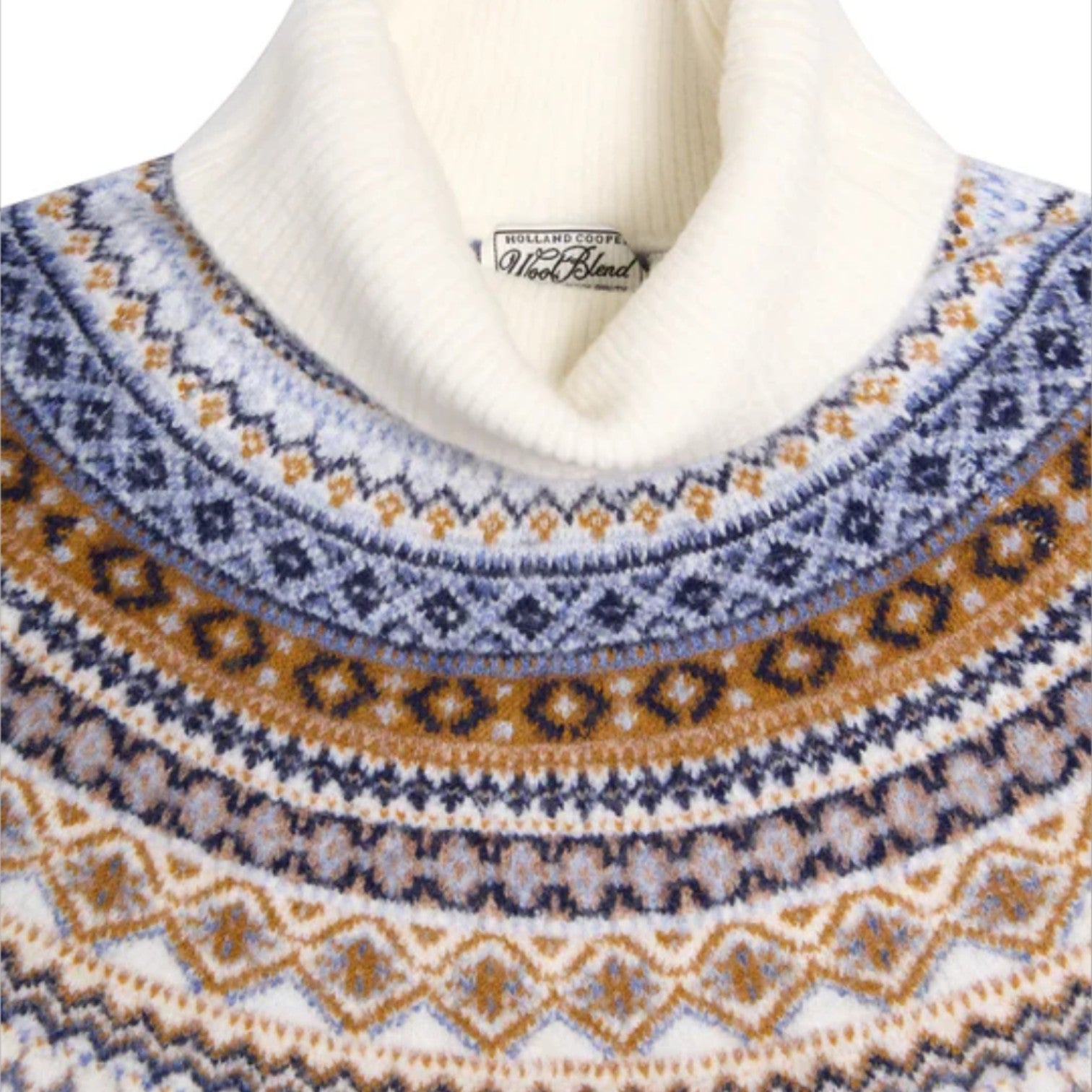 Holland Cooper Rebecca Roll Neck Knit Natural