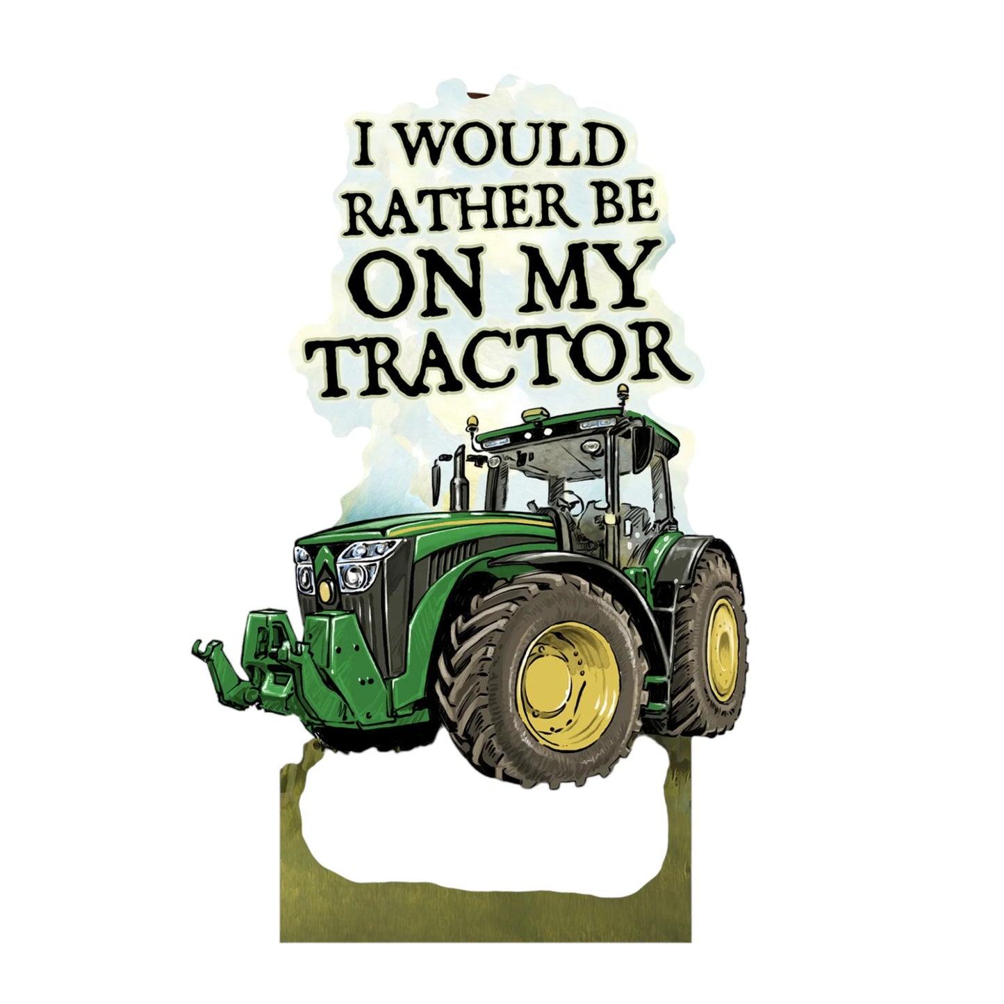 Loo Prints Tractor Kitchen/Loo Roll Holder