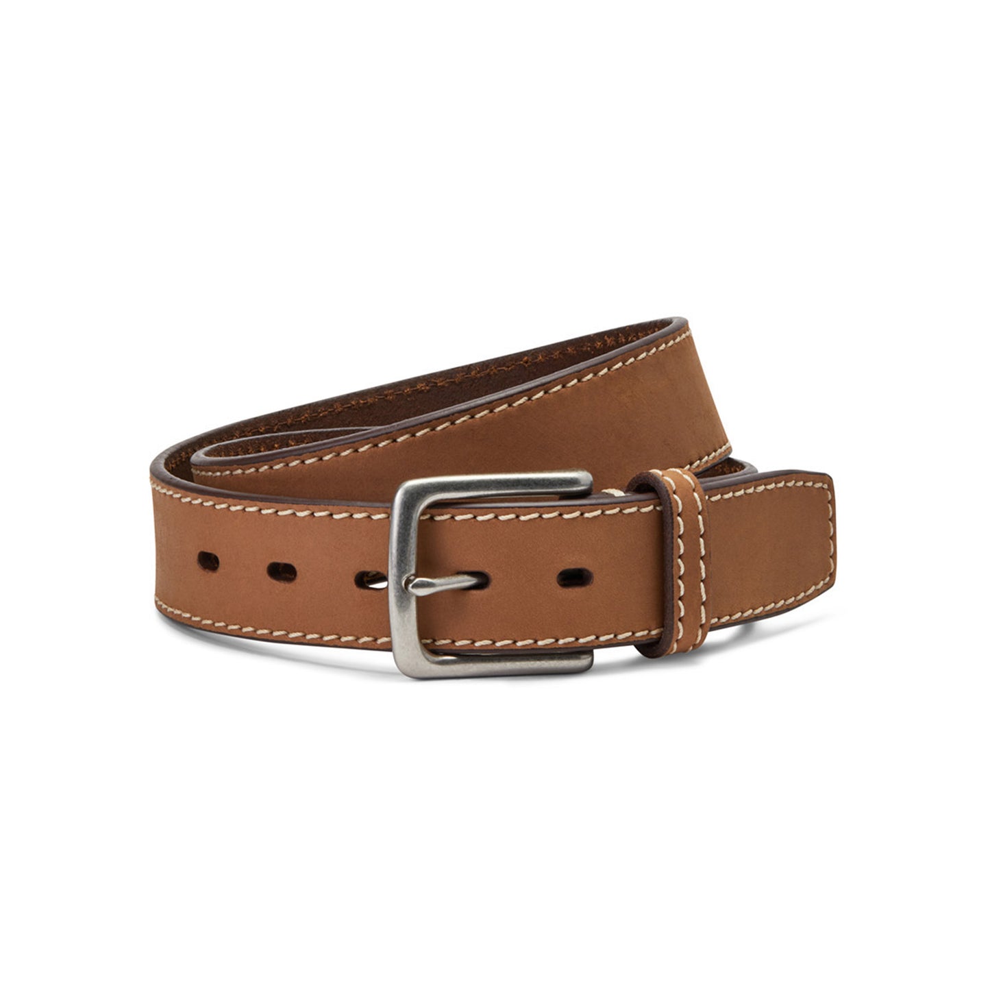 Ariat Men's Simple Embroidery Belt Tan