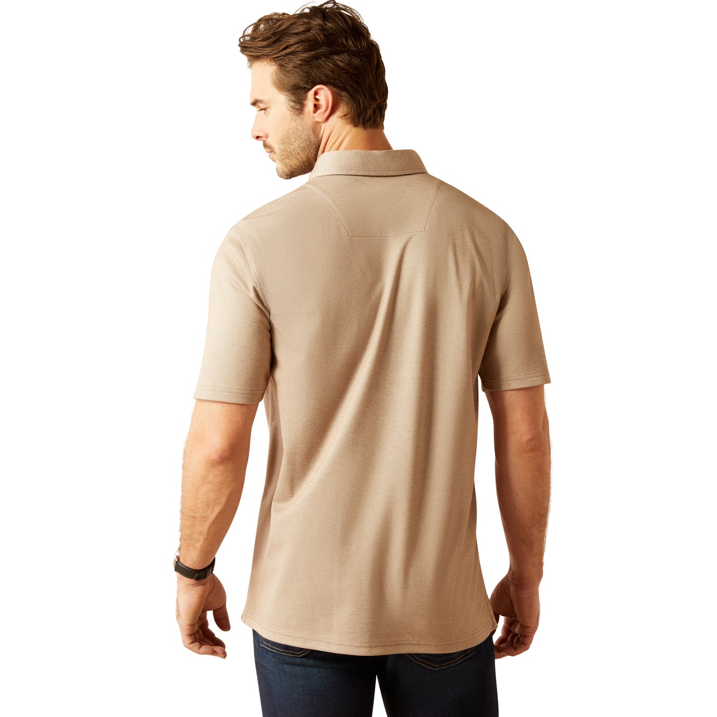 Ariat Shaldon Polo Silken Brown Heather
