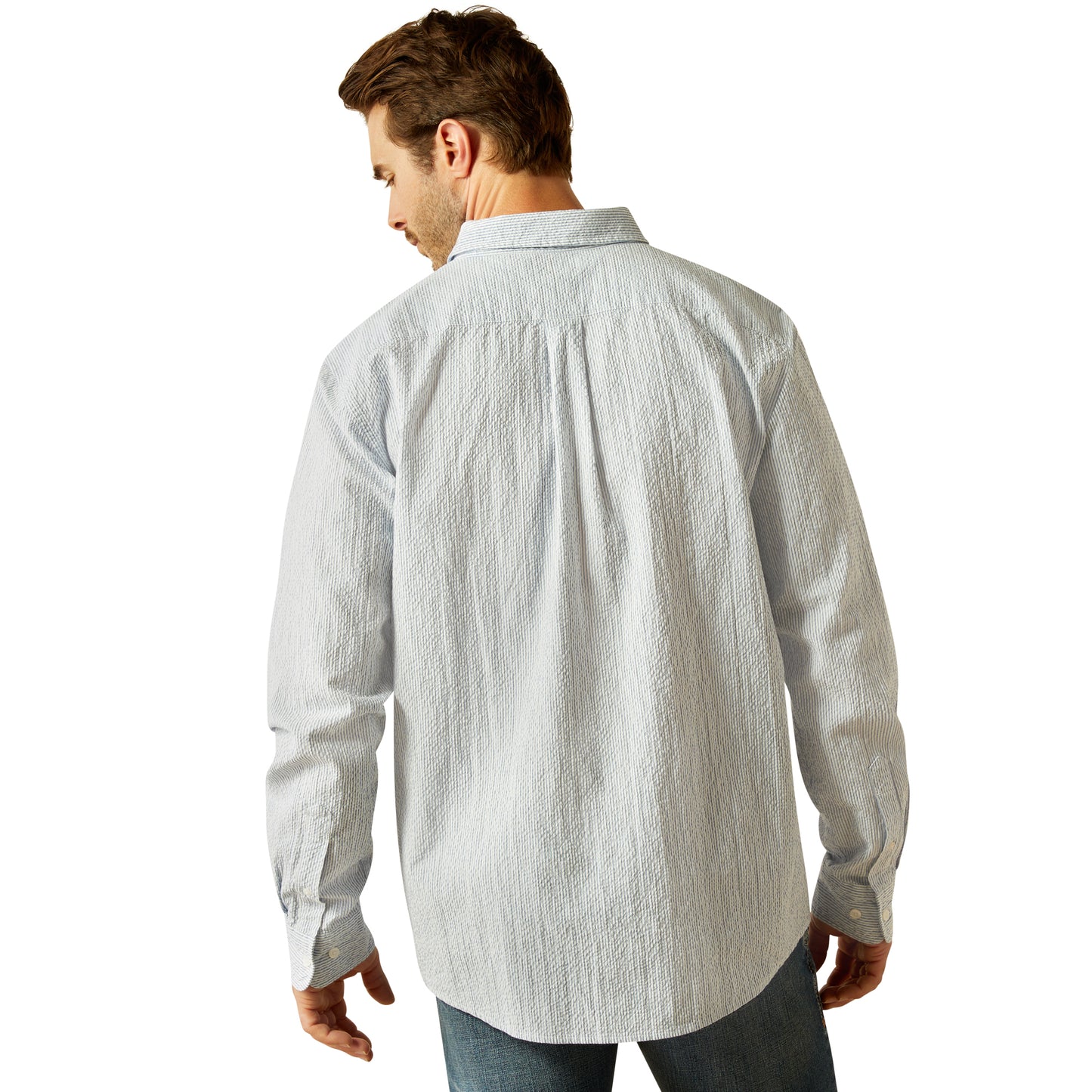 Ariat Men's Grafham Shirt Blue Stripe