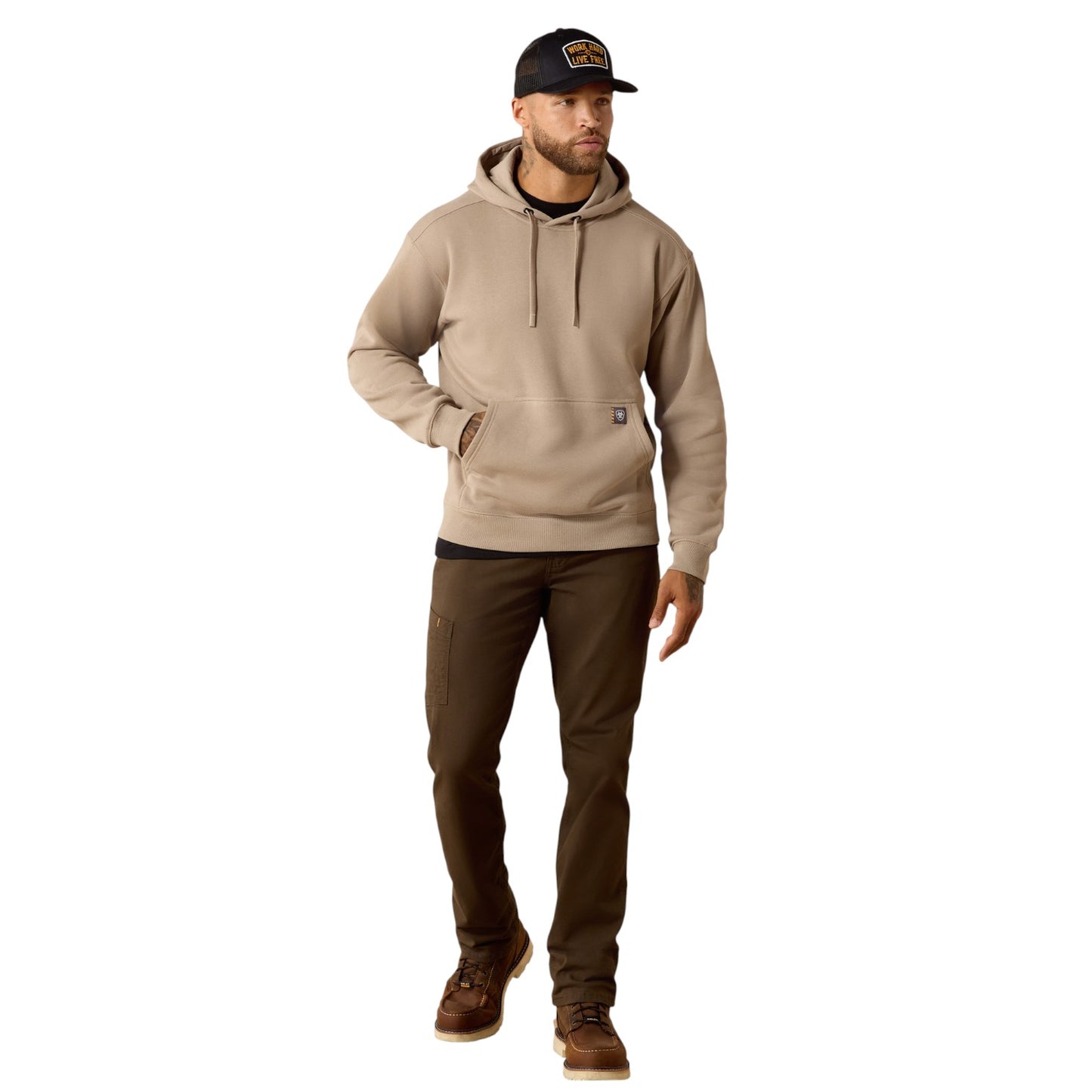 Ariat Rebar Lightweight Workhog Hoodie Greige