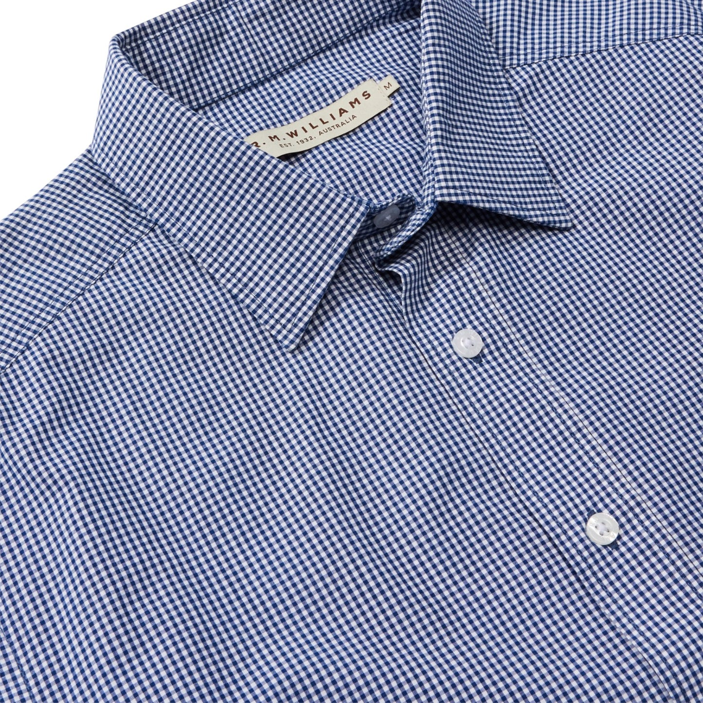 R.M. Williams Classic Shirt Navy White