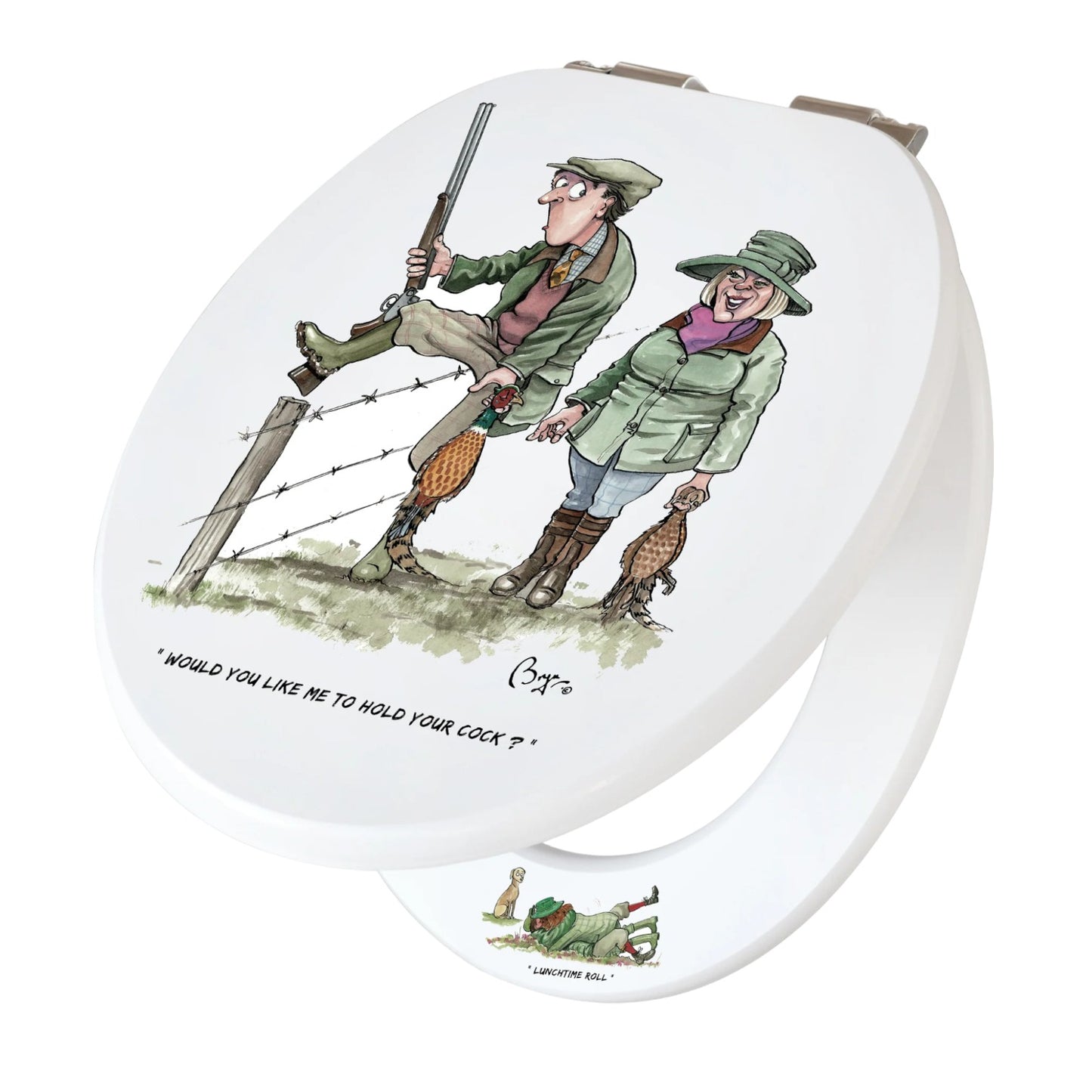Loo Prints Bryn Parry Country Humour Toilet Seat