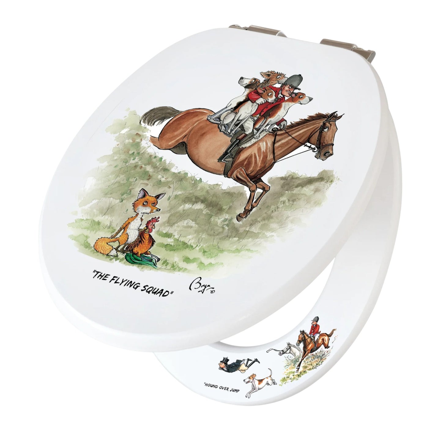 Loo Prints Bryn Parry Flying Squad Toilet Seat