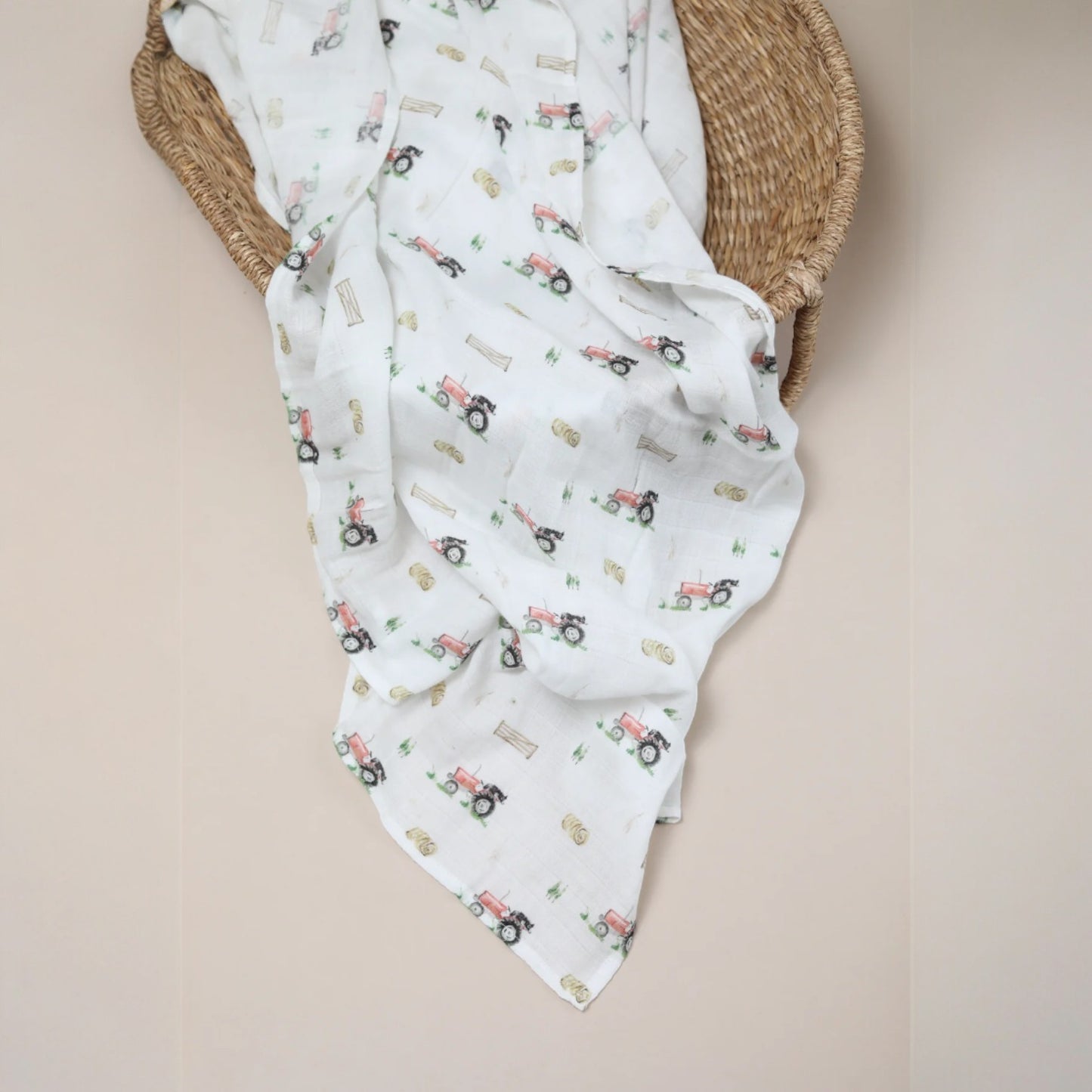 The Little Stamford Co. Muslin Blanket Tractor