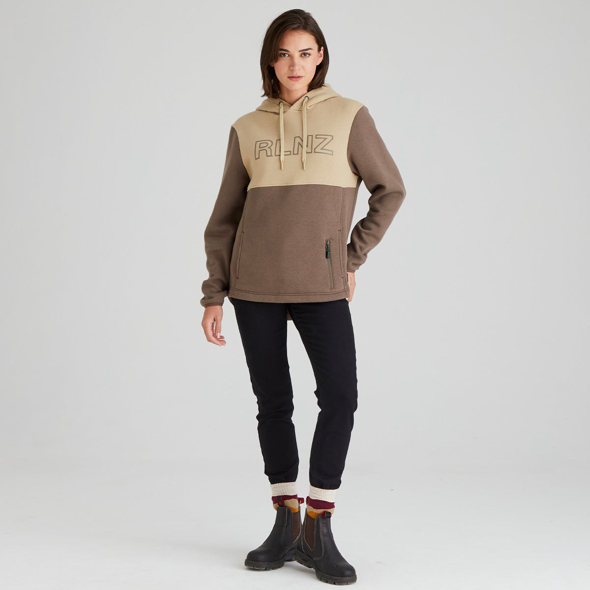 Ridgeline Women's South Island Hoodie Light Bark