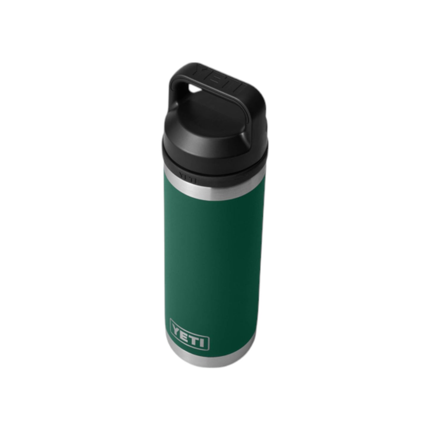 Yeti Rambler 18 oz Bottle Chug Black Forest Green