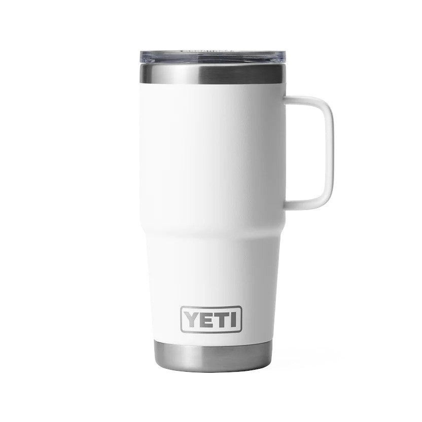 Yeti Rambler 20 Oz Travel Mug White