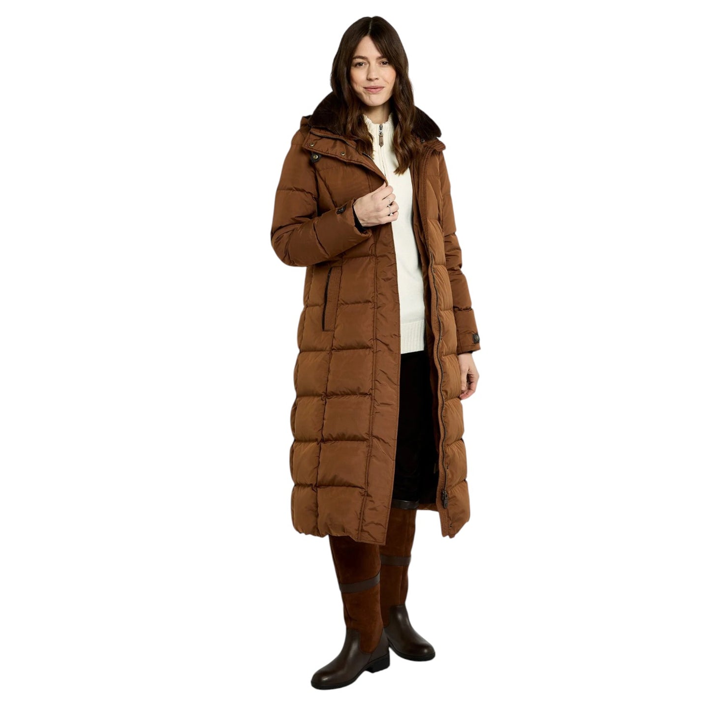 Dubarry Aldborough Women's Full Length Down Jacket Russet