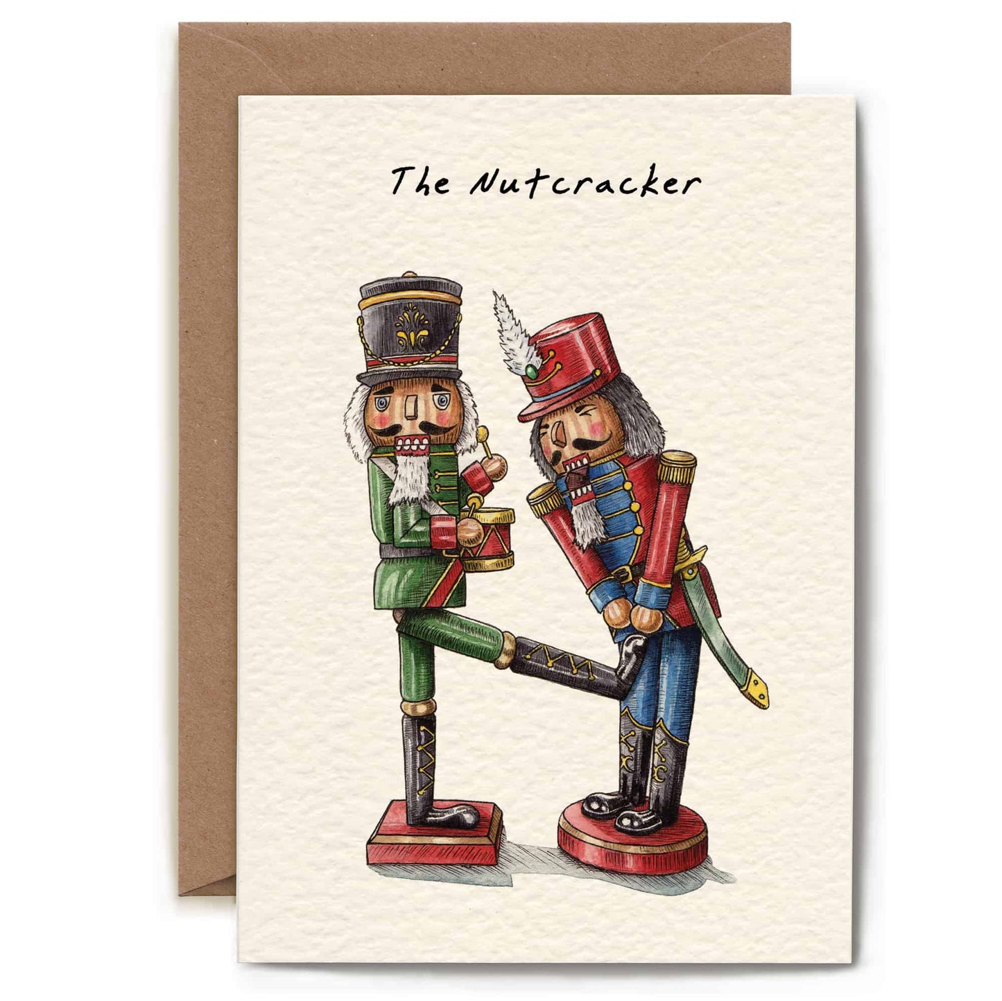 Nutcracker Card - Holiday Card - Christmas Card: 5" x 7"