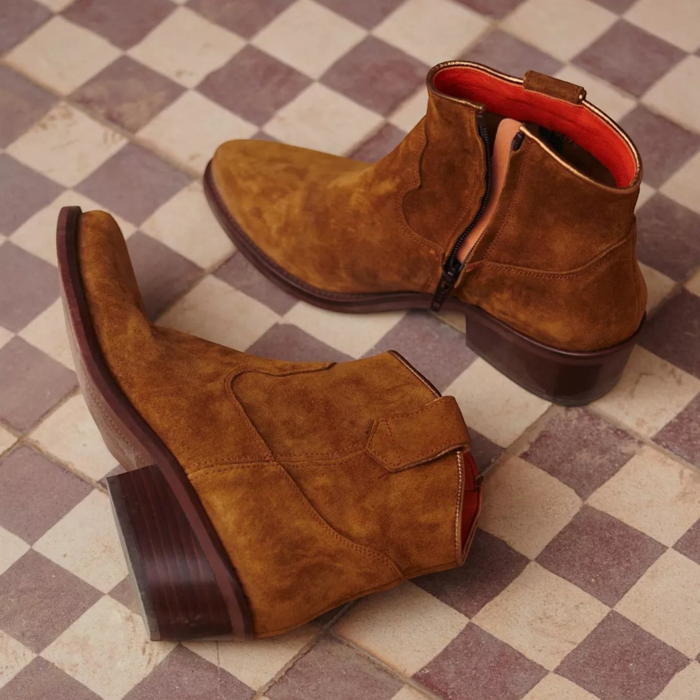 Penelope Chilvers Cassidy Suede Tan