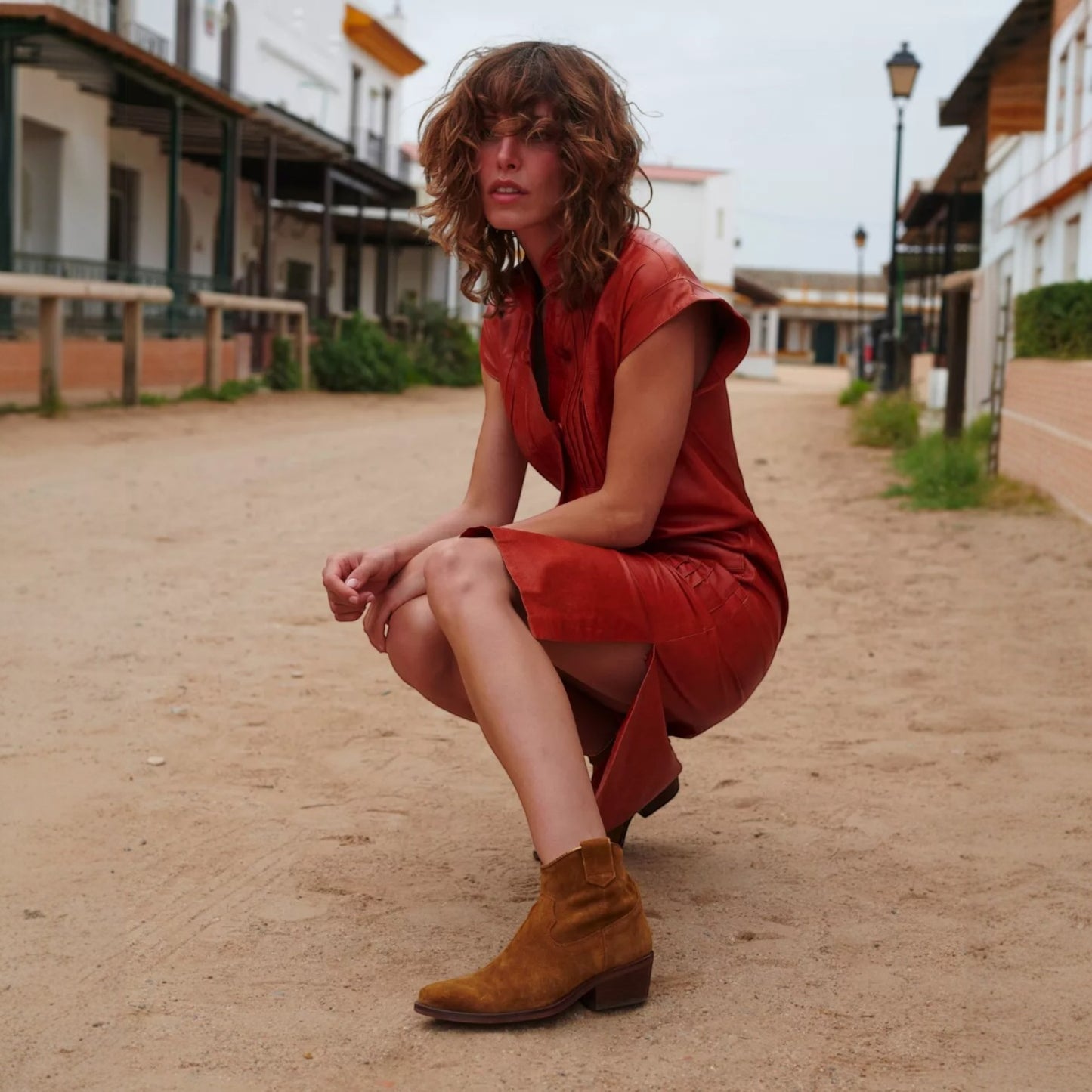 Penelope Chilvers Cassidy Suede Tan