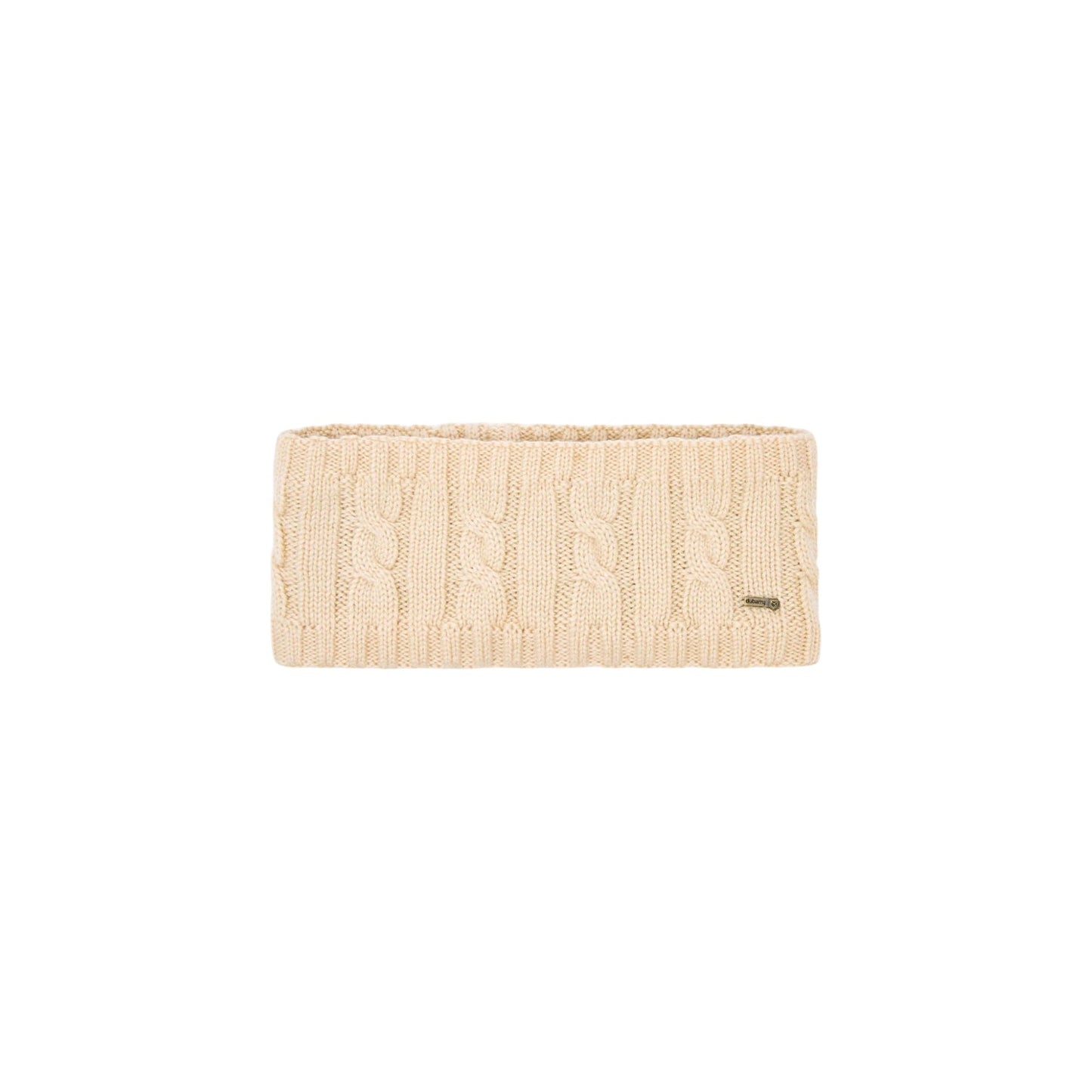 Dubarry Gleeson Cable Knit Headband Chalk