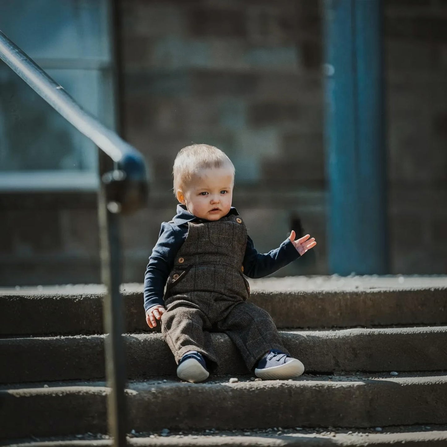 The Little Stamford Co. Heritage tweed dungarees