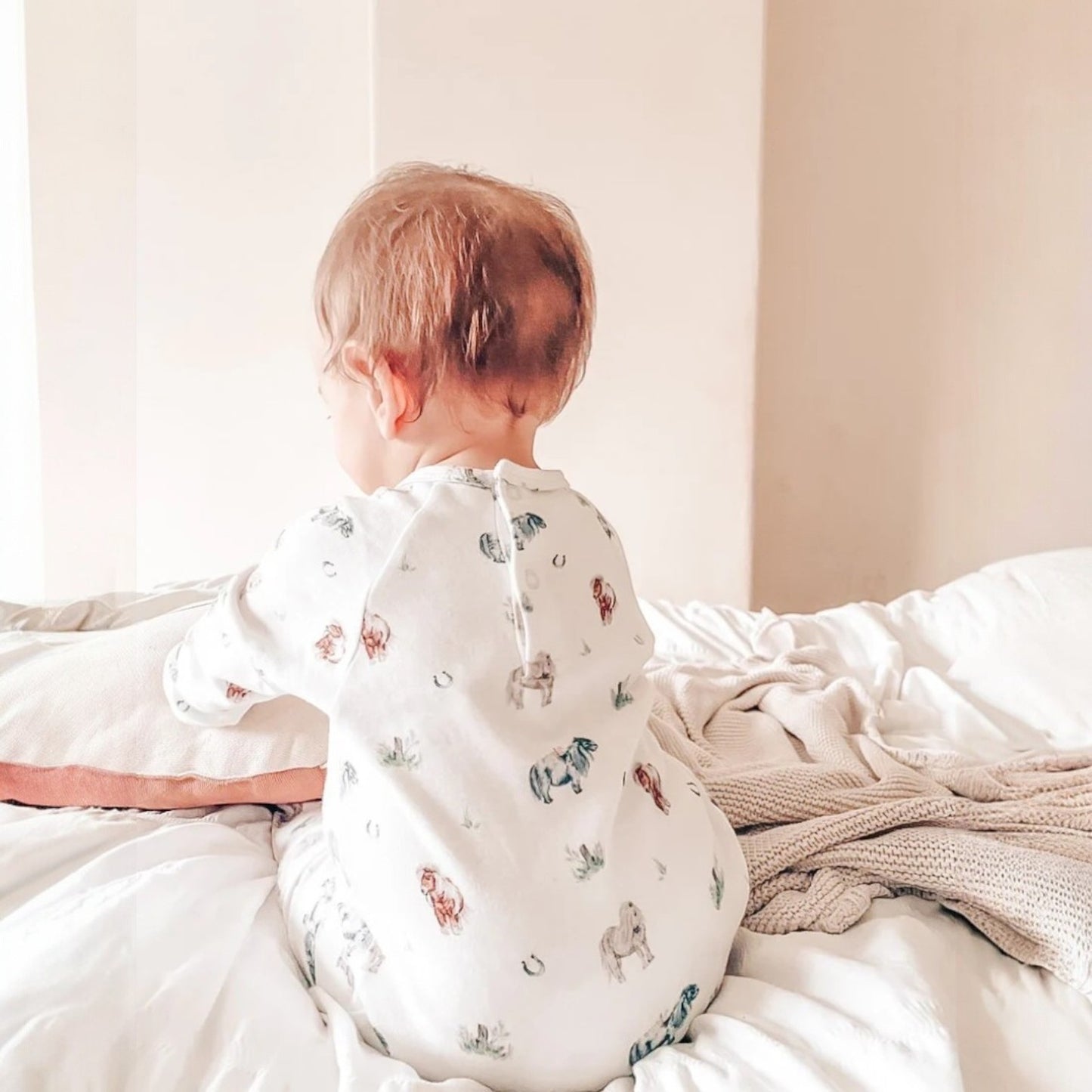 The Little Stamford Co. Pony Baby Sleepsuit