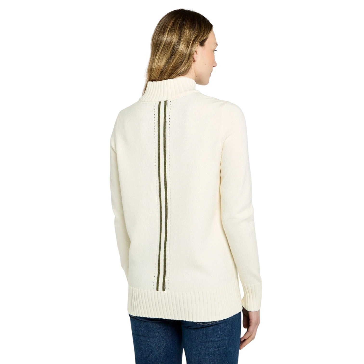 Dubarry Markham 1/4 Zip Sweater Chalk