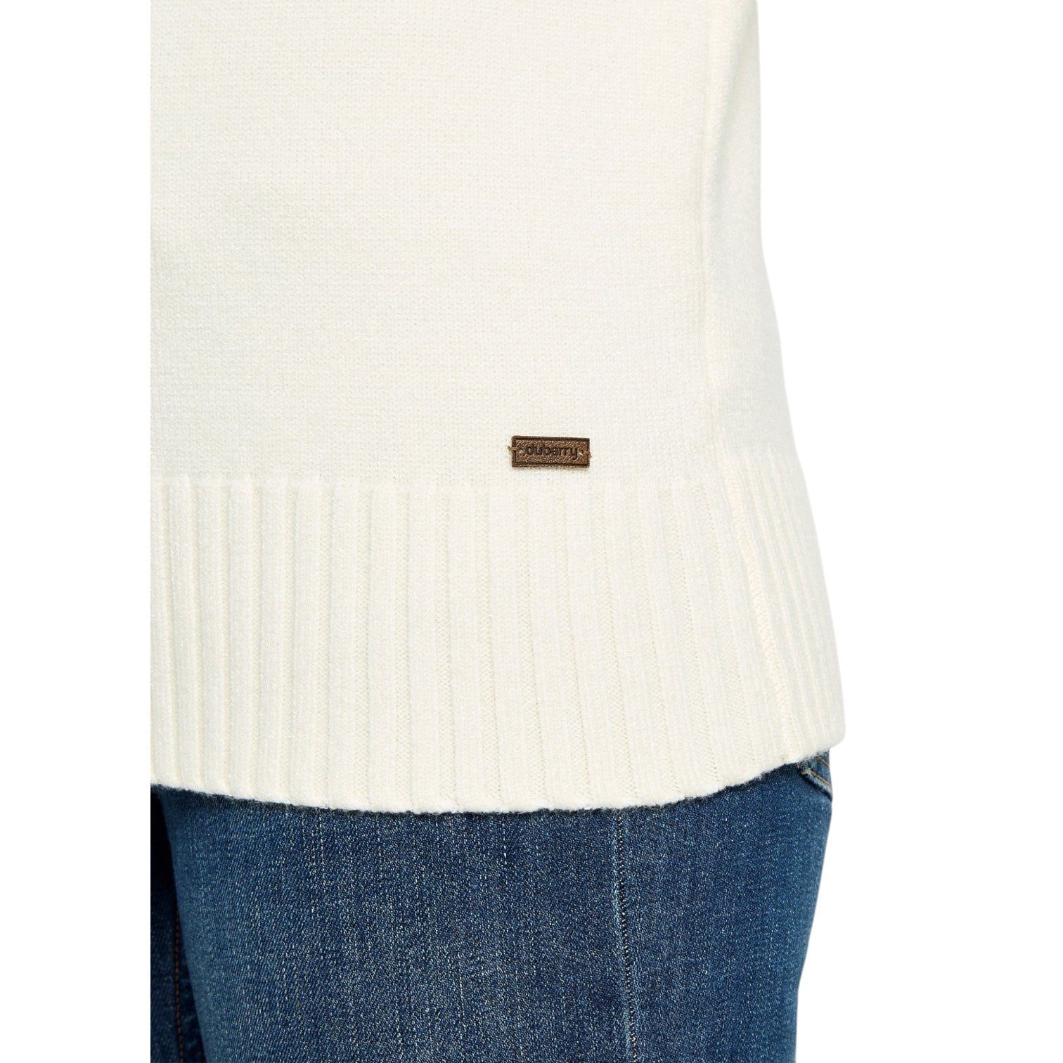 Dubarry Markham 1/4 Zip Sweater Chalk