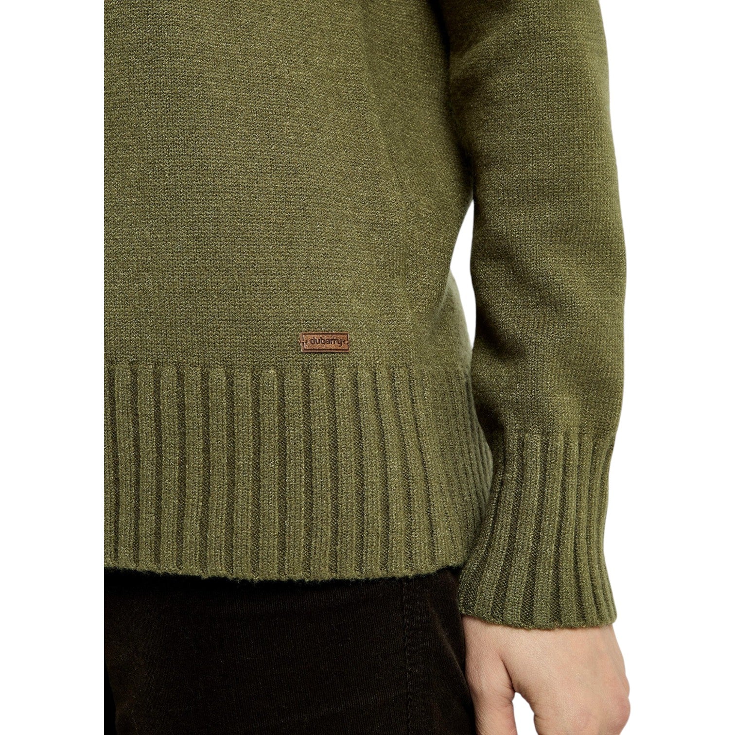 Dubarry Markham 1/4 Zip Sweater Dusky Green